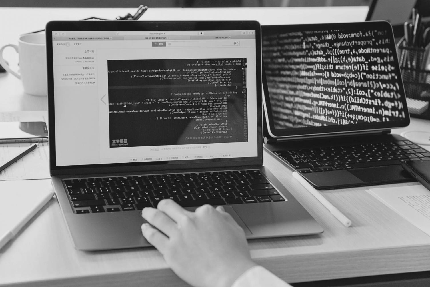 Grid transfer technology visualization showing network connections